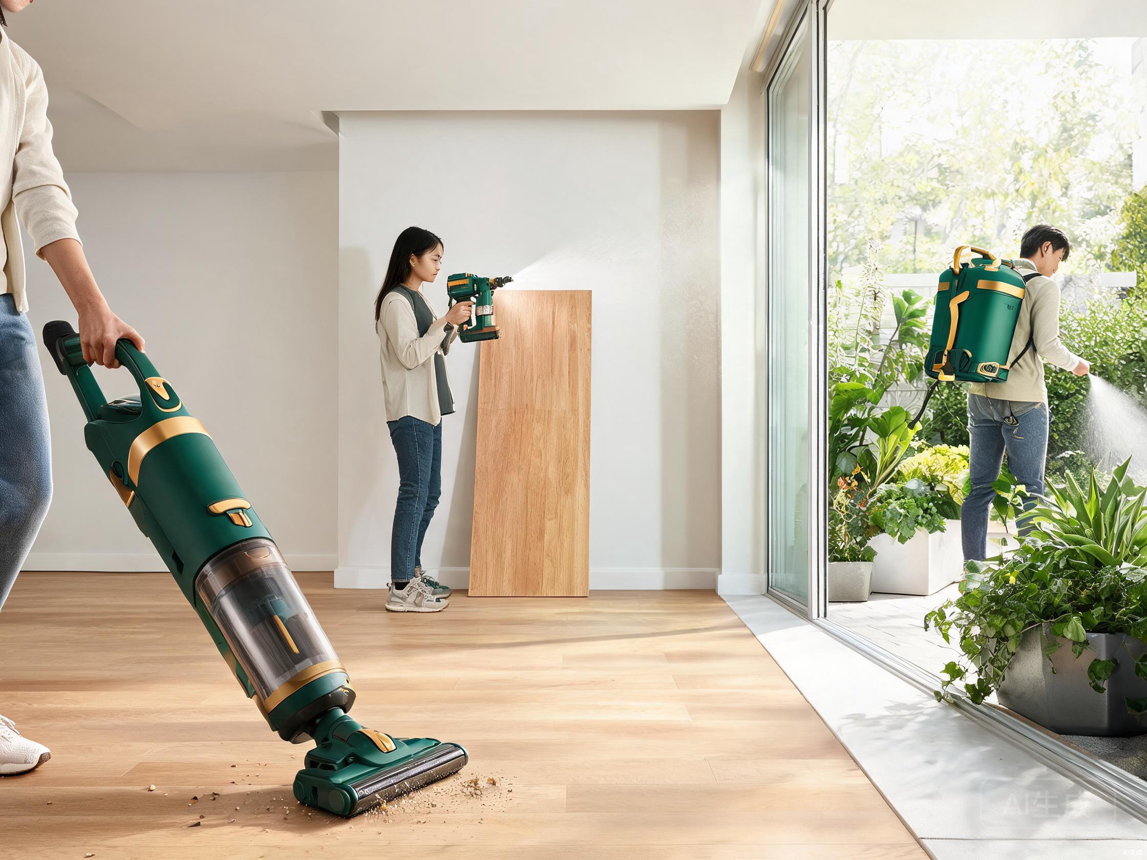 Home cleaning, spraying and watering tools